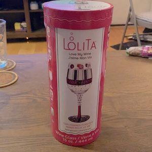 Lolita wine glass “Girlfriends Forever”